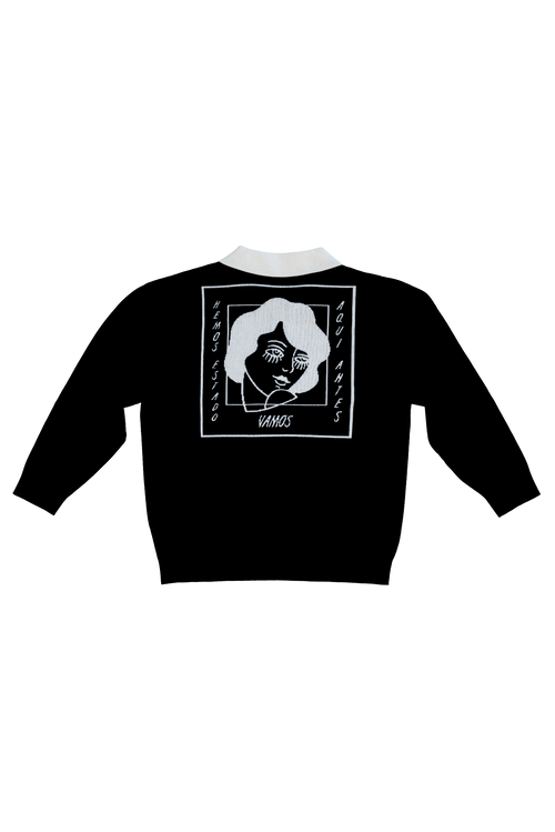 Chica-Chida Knit Sweater (Black)