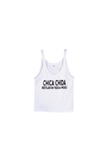 Chica-Chida Womans Tank (White)